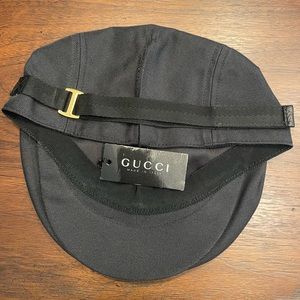 NEW Gucci Dark Flat Cap
